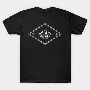 El Paso, Texas – Mountain, Pickaxe, Backpack T-Shirt